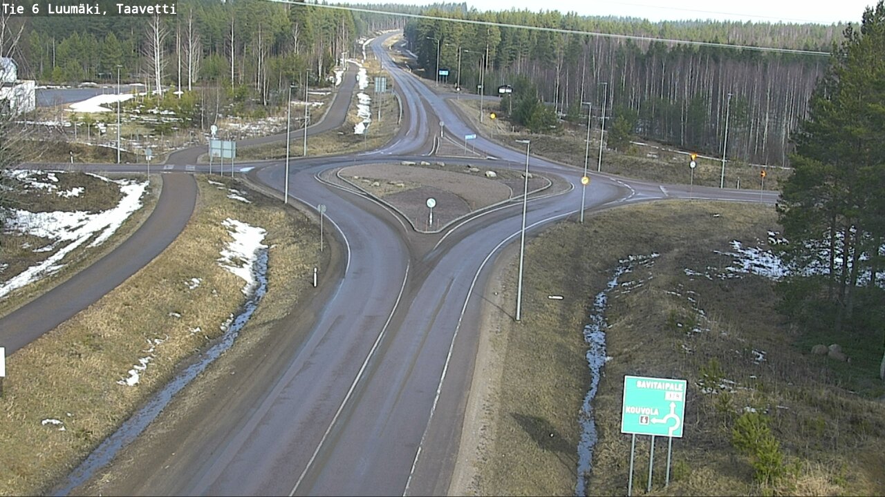 Weather Camera Image Väg 6 Luumäki, Taavetti, Luumäki, Etelä-Karjala