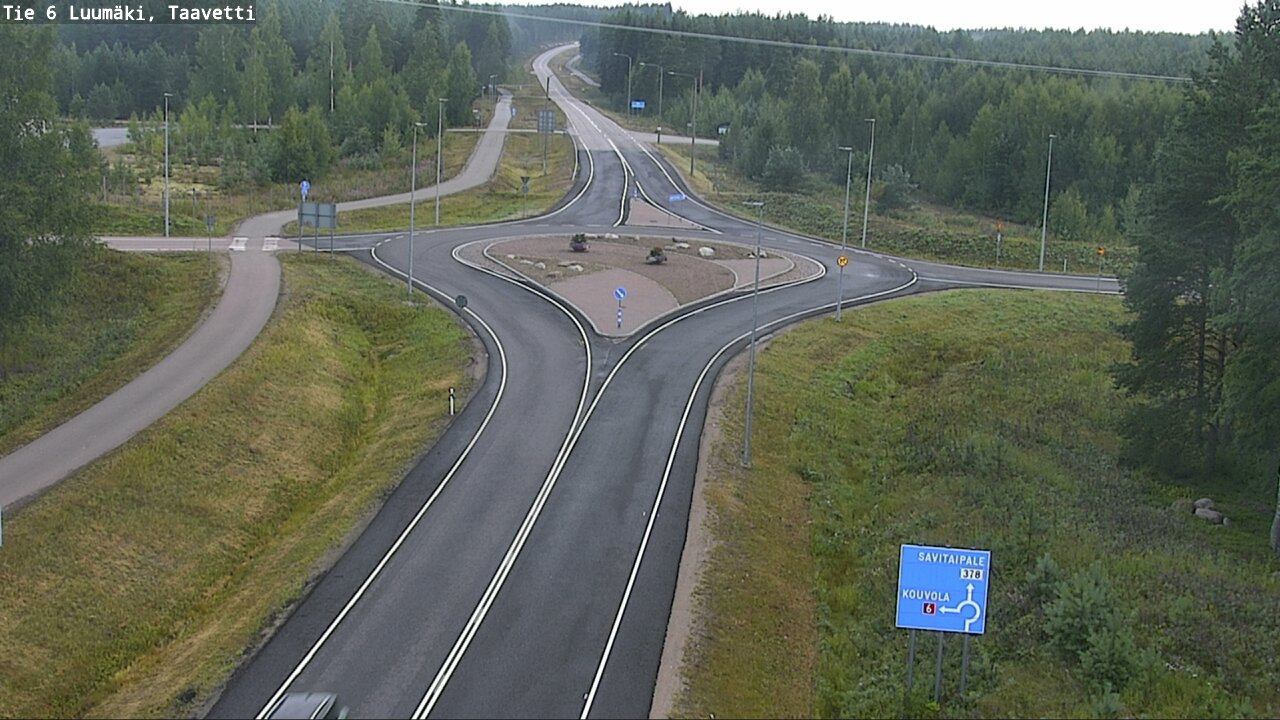 Weather Camera Image Road 6 Luumäki, Taavetti, Luumäki, Etelä-Karjala