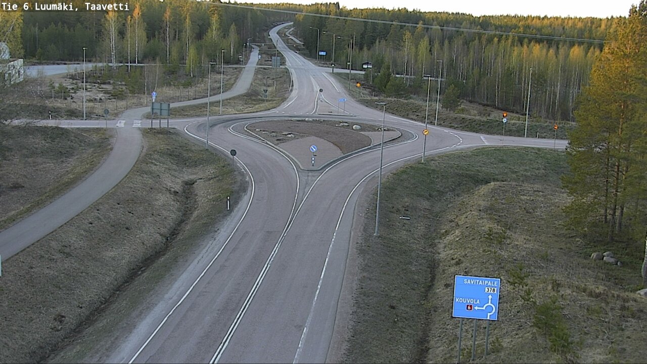 Weather Camera Image Väg 6 Luumäki, Taavetti, Luumäki, Etelä-Karjala