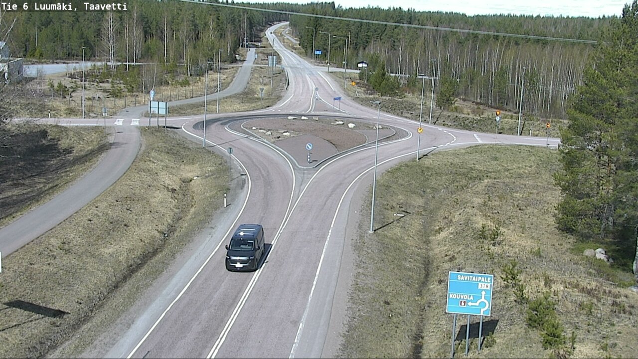 Weather Camera Image Väg 6 Luumäki, Taavetti, Luumäki, Etelä-Karjala