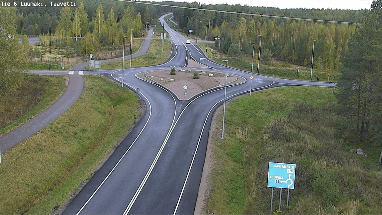 Weather Camera Image Road 6 Luumäki, Taavetti, Luumäki, Etelä-Karjala