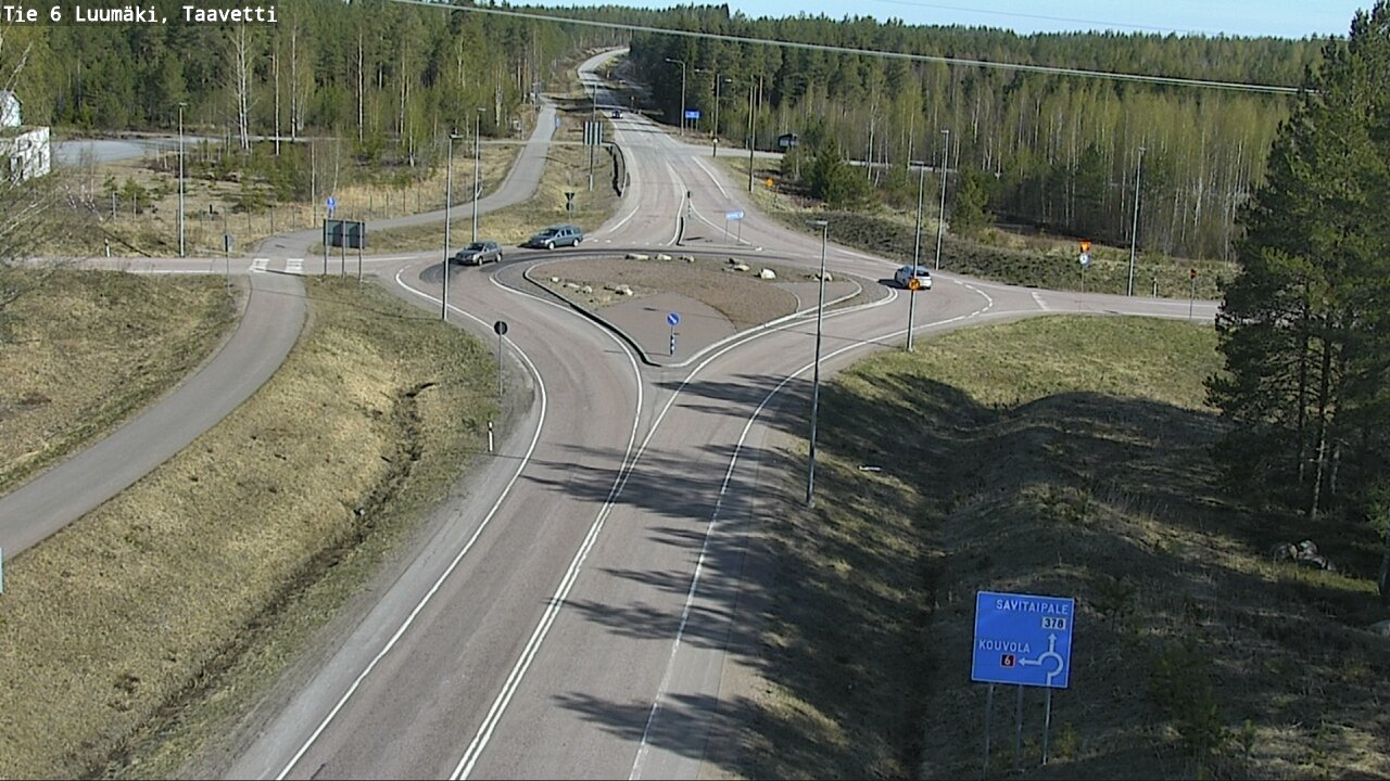 Weather Camera Image Road 6 Luumäki, Taavetti, Luumäki, Etelä-Karjala