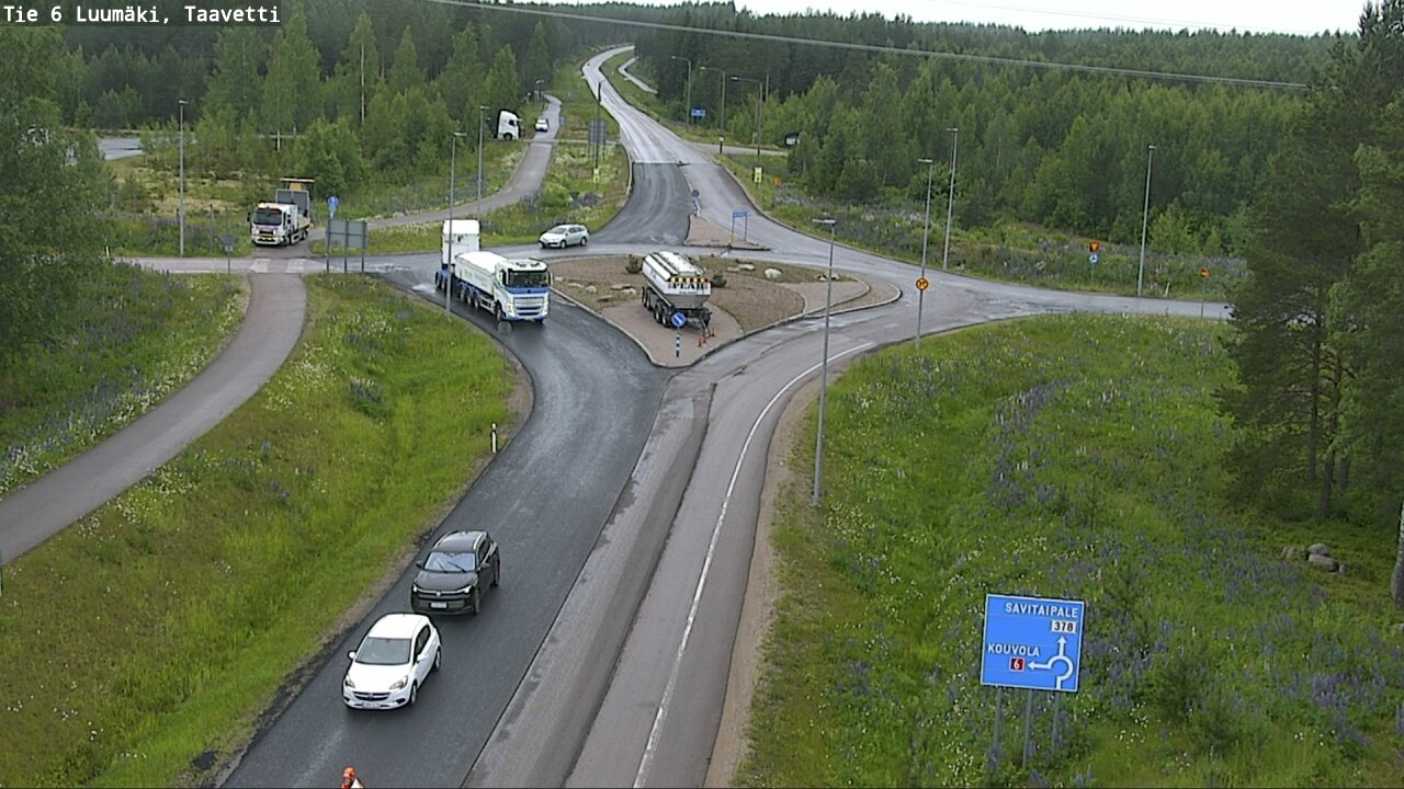 Kelikamerat Kuva Tie 6 Luumäki, Taavetti, Luumäki, Etelä-Karjala