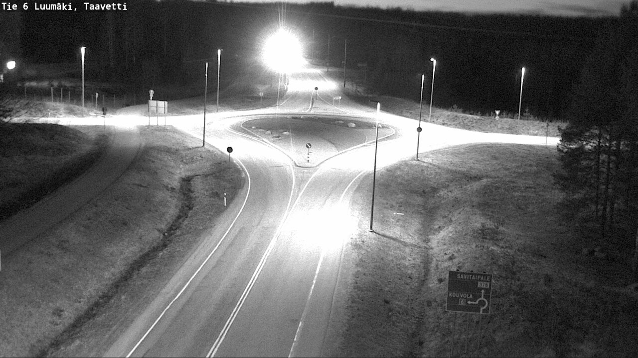 Weather Camera Image Väg 6 Luumäki, Taavetti, Luumäki, Etelä-Karjala