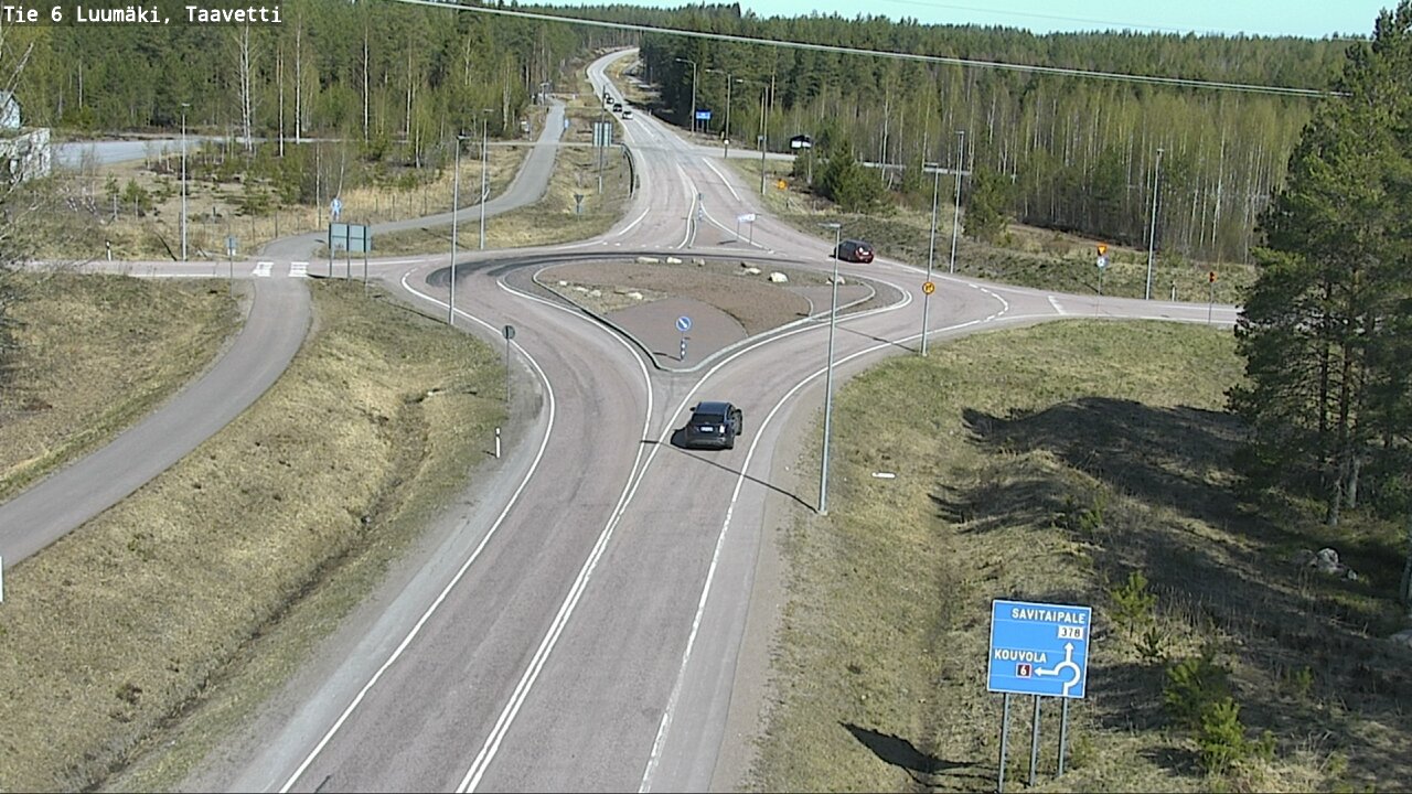 Weather Camera Image Road 6 Luumäki, Taavetti, Luumäki, Etelä-Karjala