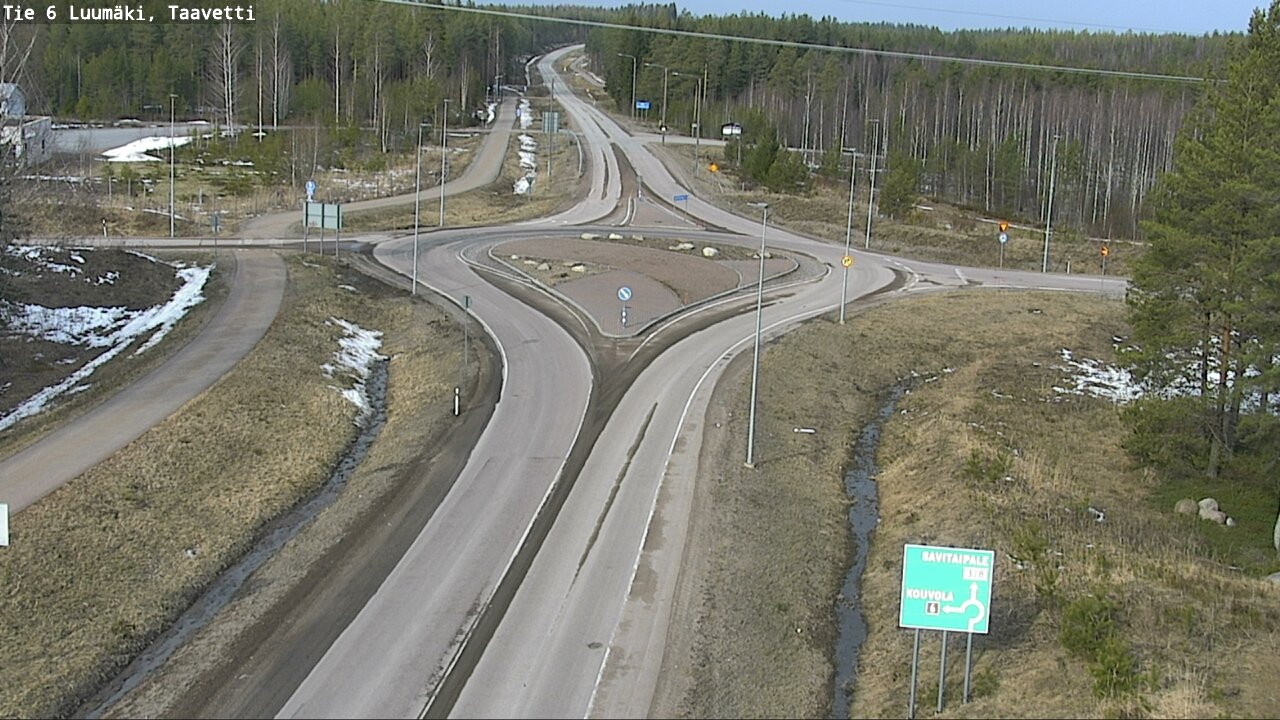 Weather Camera Image Väg 6 Luumäki, Taavetti, Luumäki, Etelä-Karjala