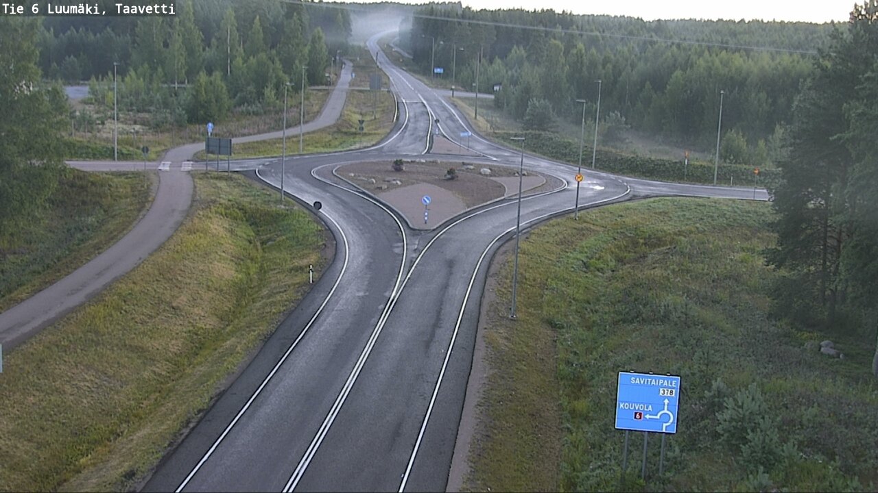 Weather Camera Image Road 6 Luumäki, Taavetti, Luumäki, Etelä-Karjala