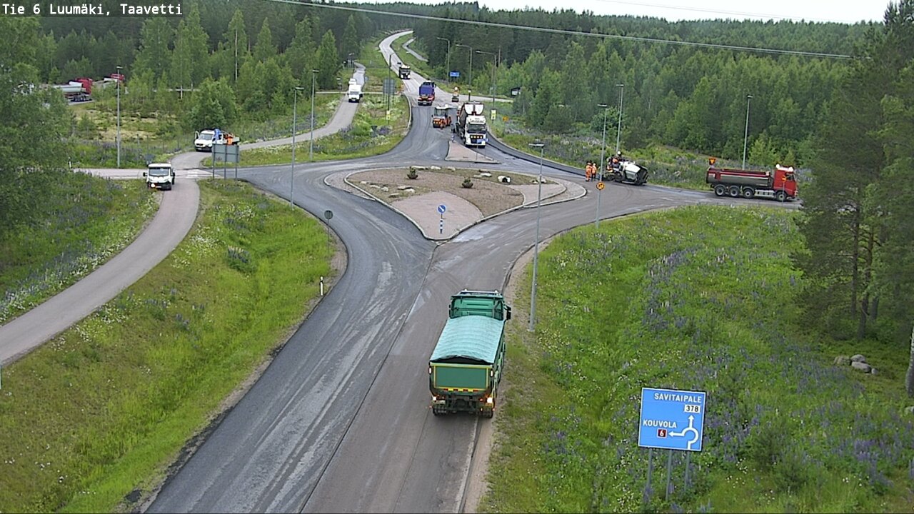 Kelikamerat Kuva Tie 6 Luumäki, Taavetti, Luumäki, Etelä-Karjala