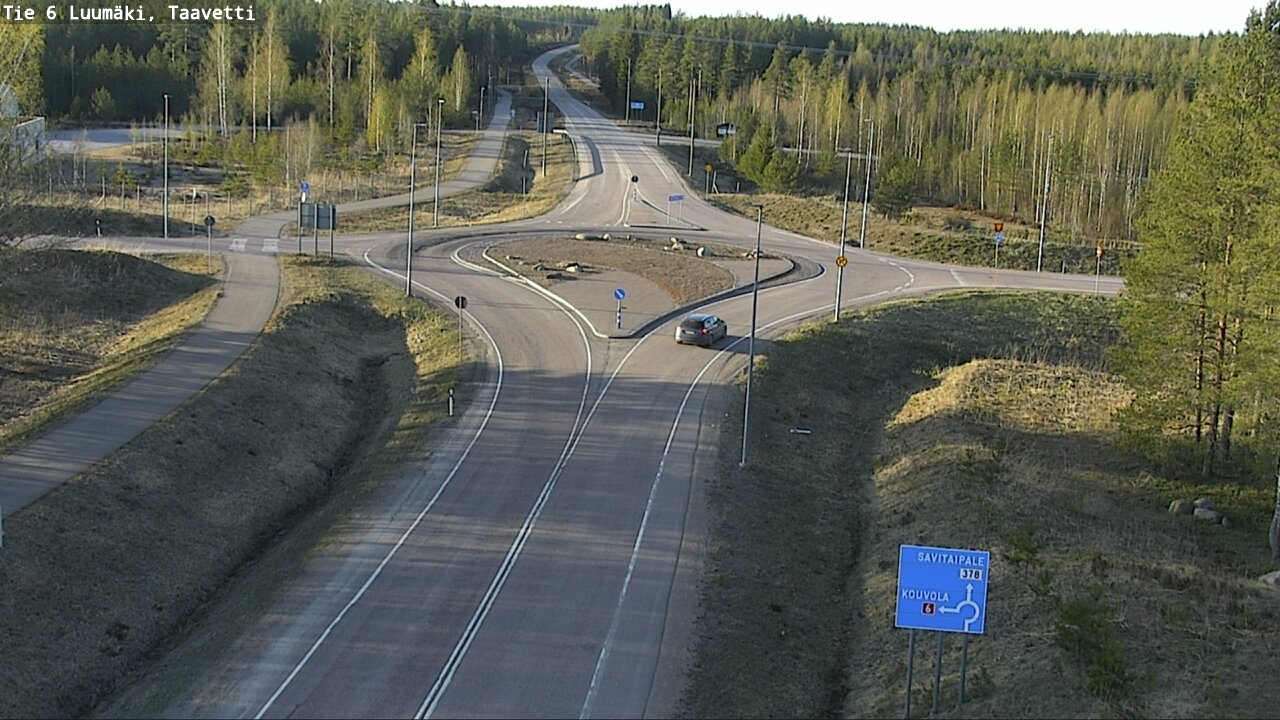 Weather Camera Image Väg 6 Luumäki, Taavetti, Luumäki, Etelä-Karjala