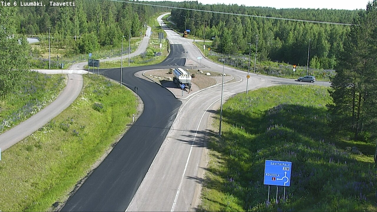 Kelikamerat Kuva Tie 6 Luumäki, Taavetti, Luumäki, Etelä-Karjala