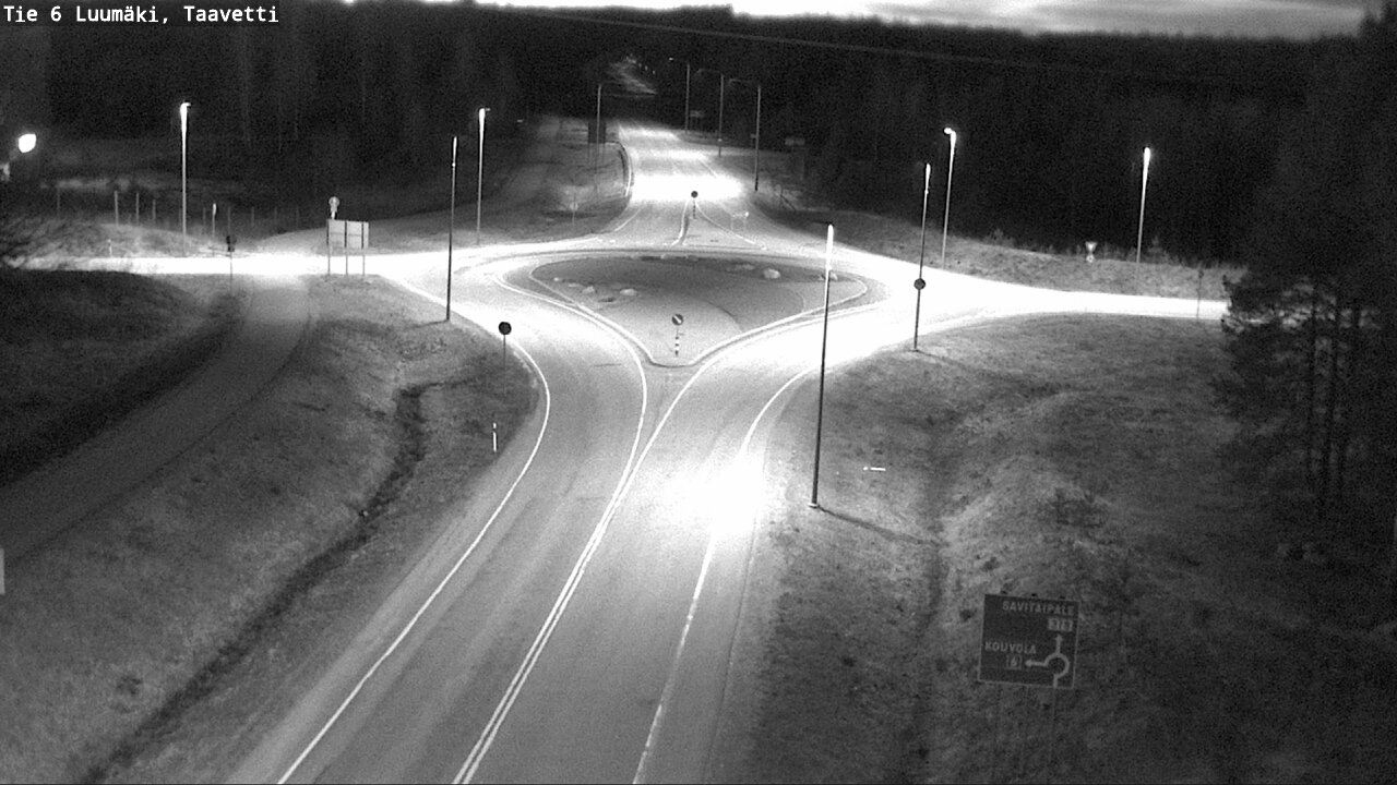 Weather Camera Image Väg 6 Luumäki, Taavetti, Luumäki, Etelä-Karjala
