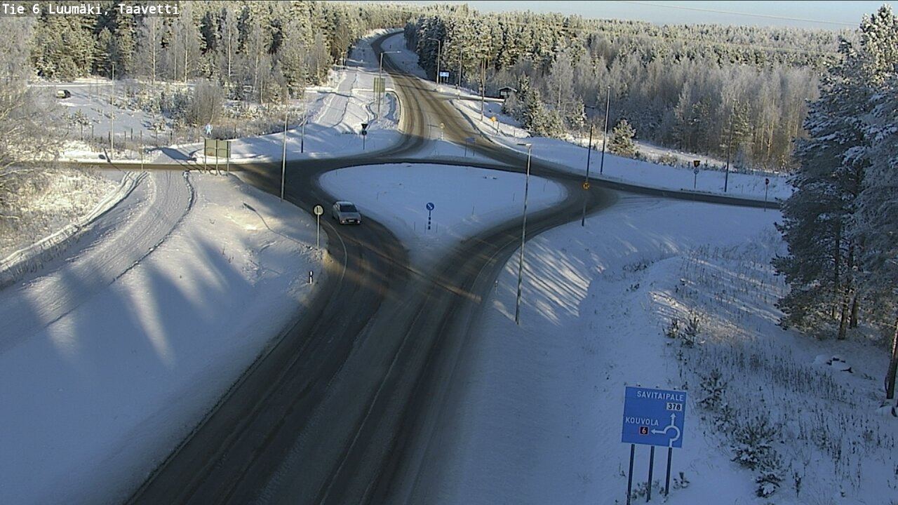 Weather Camera Image Road 6 Luumäki, Taavetti, Luumäki, Etelä-Karjala