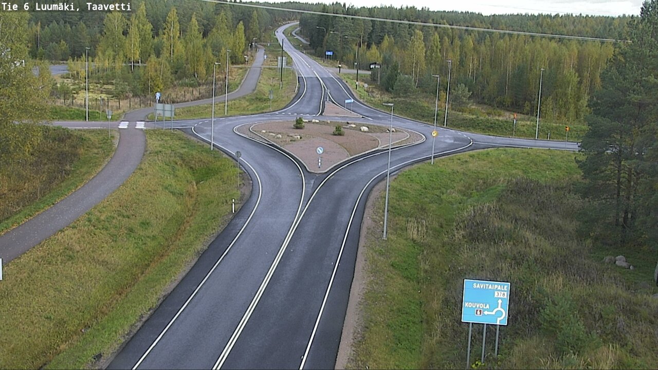 Weather Camera Image Road 6 Luumäki, Taavetti, Luumäki, Etelä-Karjala