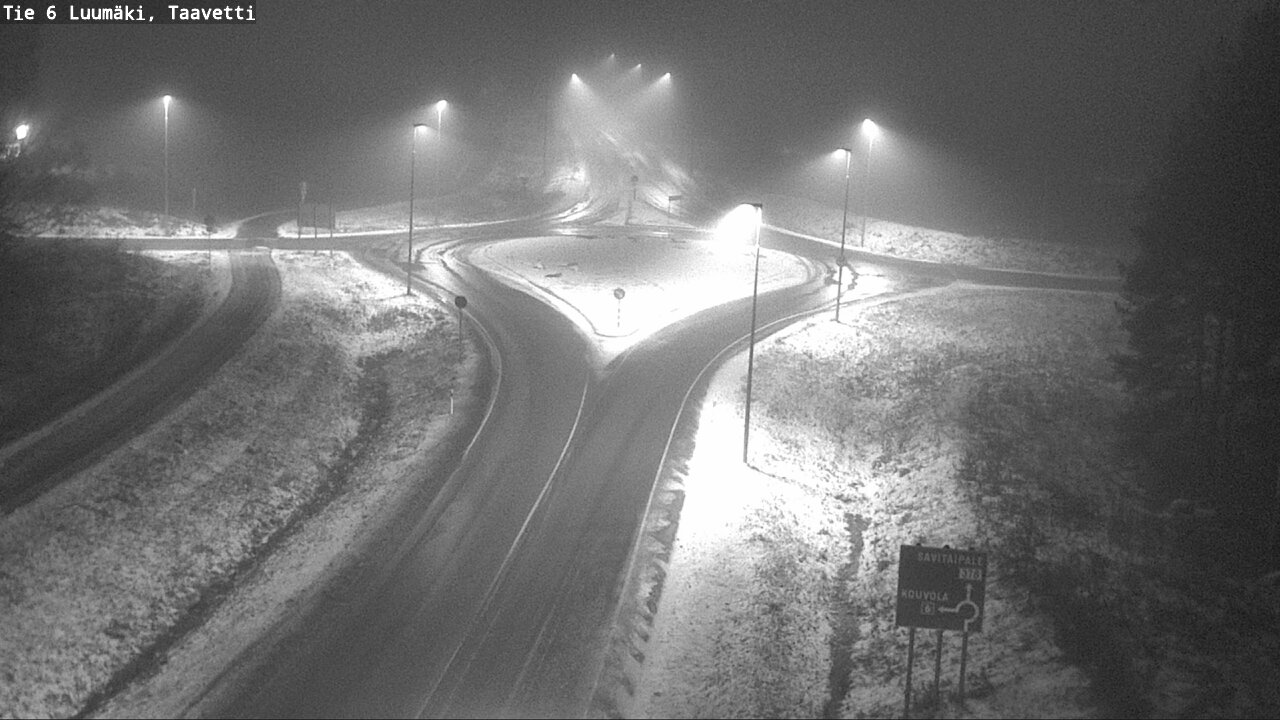 Weather Camera Image Väg 6 Luumäki, Taavetti, Luumäki, Etelä-Karjala