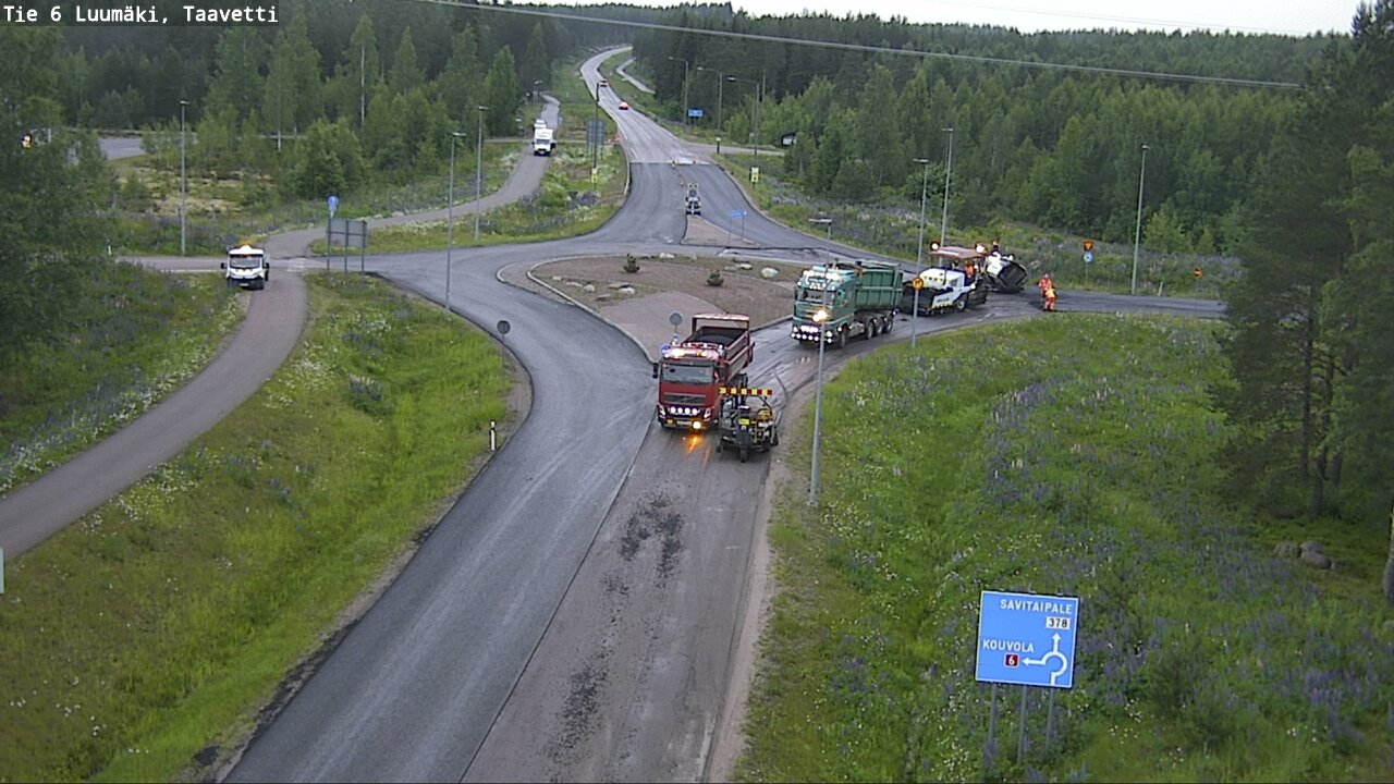Kelikamerat Kuva Tie 6 Luumäki, Taavetti, Luumäki, Etelä-Karjala