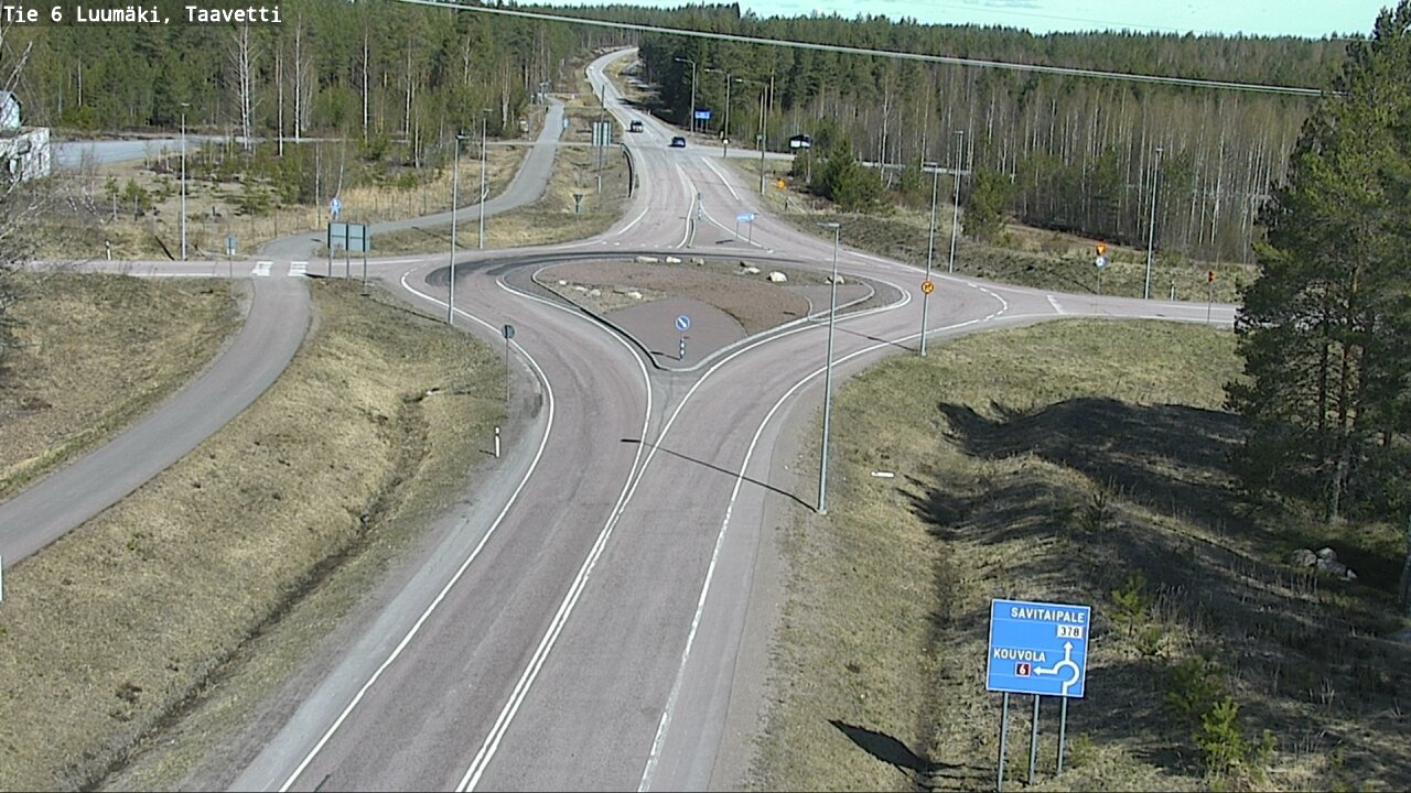 Weather Camera Image Väg 6 Luumäki, Taavetti, Luumäki, Etelä-Karjala