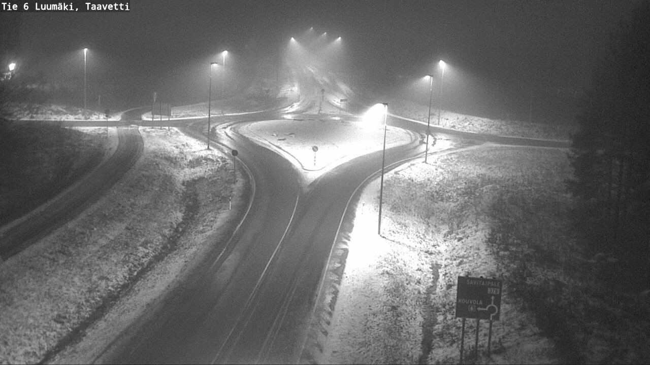 Weather Camera Image Väg 6 Luumäki, Taavetti, Luumäki, Etelä-Karjala