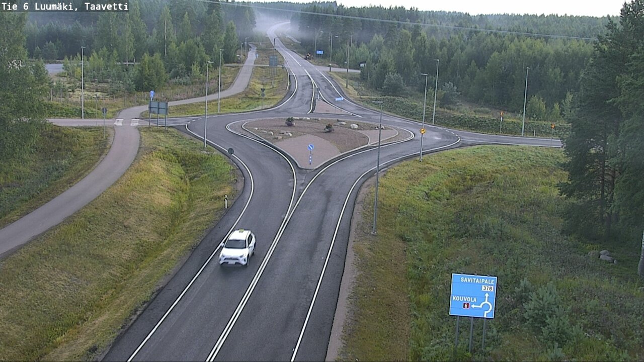 Weather Camera Image Road 6 Luumäki, Taavetti, Luumäki, Etelä-Karjala