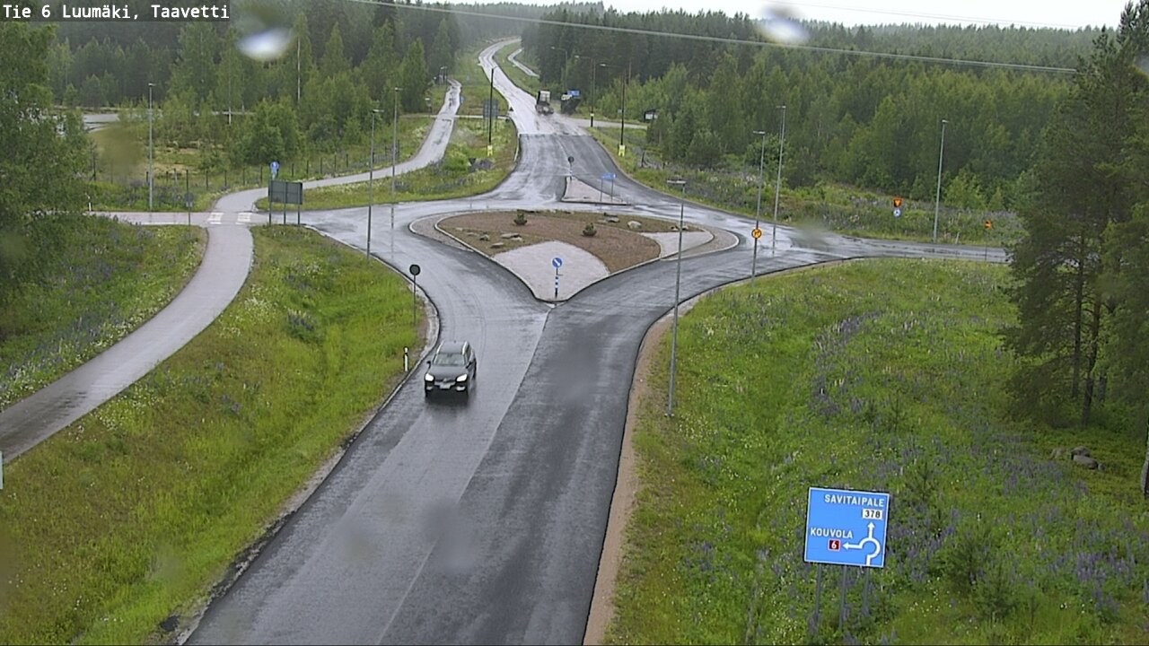 Weather Camera Image Road 6 Luumäki, Taavetti, Luumäki, Etelä-Karjala