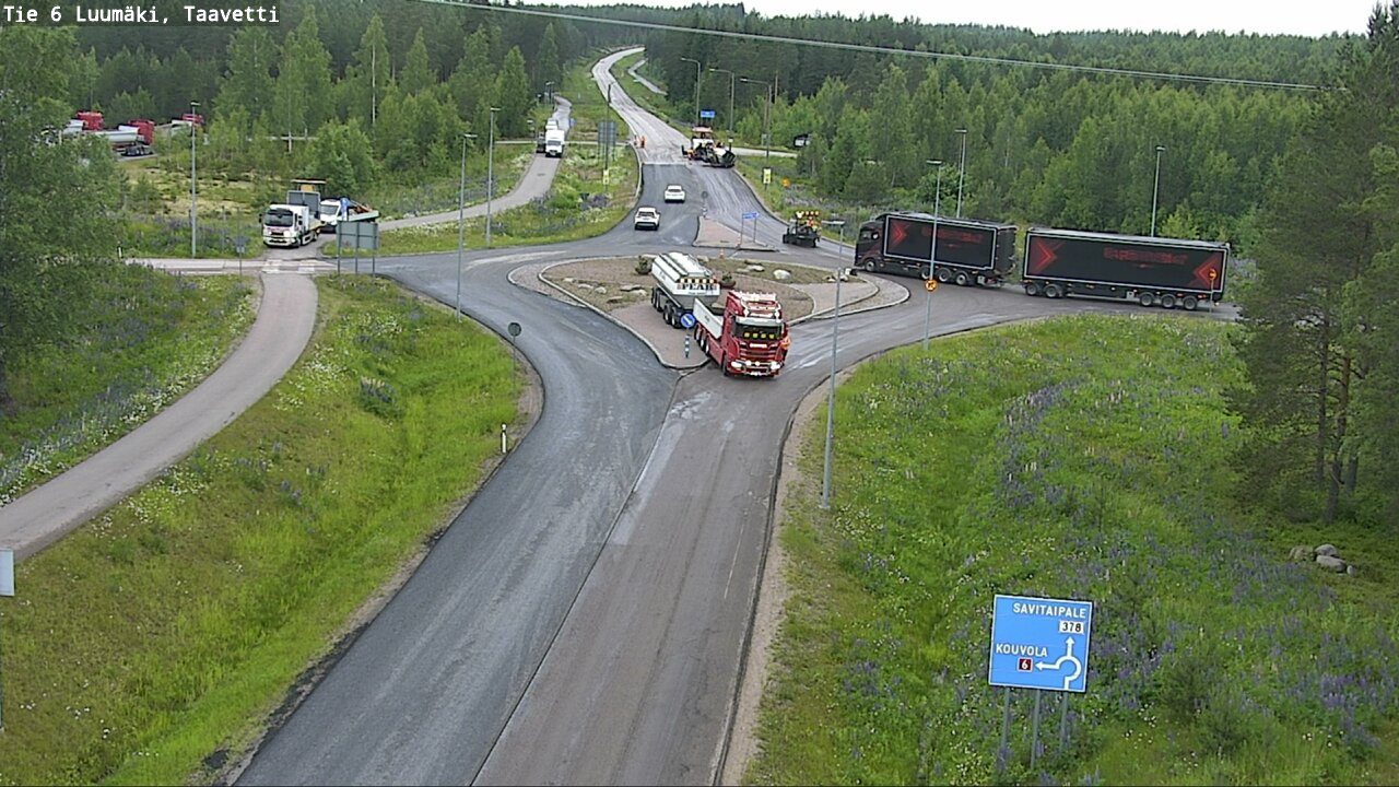 Kelikamerat Kuva Tie 6 Luumäki, Taavetti, Luumäki, Etelä-Karjala