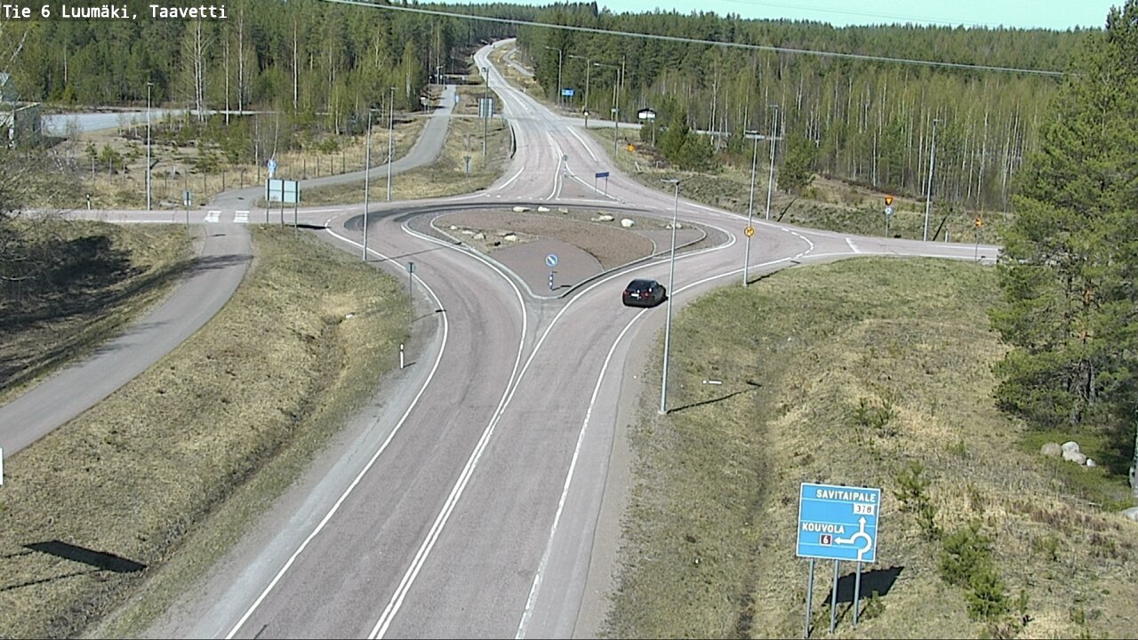 Weather Camera Image Road 6 Luumäki, Taavetti, Luumäki, Etelä-Karjala