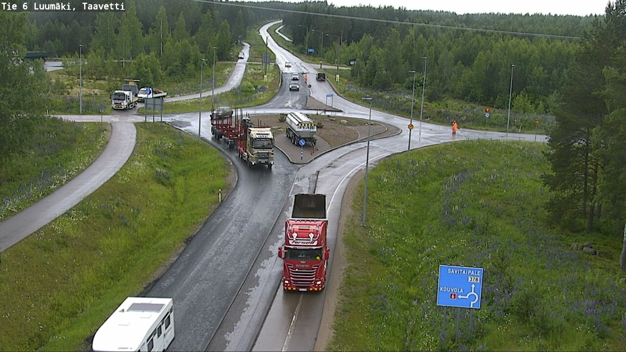 Kelikamerat Kuva Tie 6 Luumäki, Taavetti, Luumäki, Etelä-Karjala