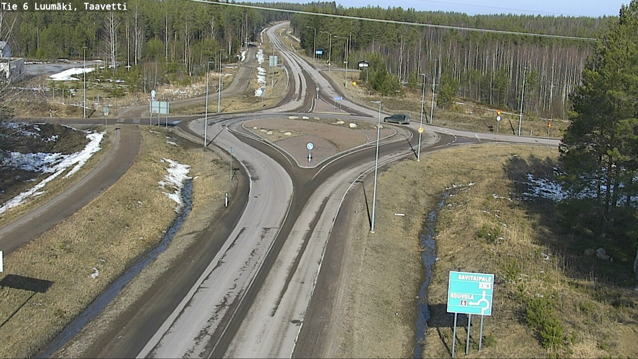 Weather Camera Image Väg 6 Luumäki, Taavetti, Luumäki, Etelä-Karjala