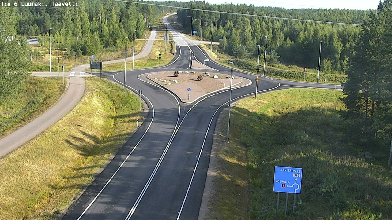 Weather Camera Image Väg 6 Luumäki, Taavetti, Luumäki, Etelä-Karjala