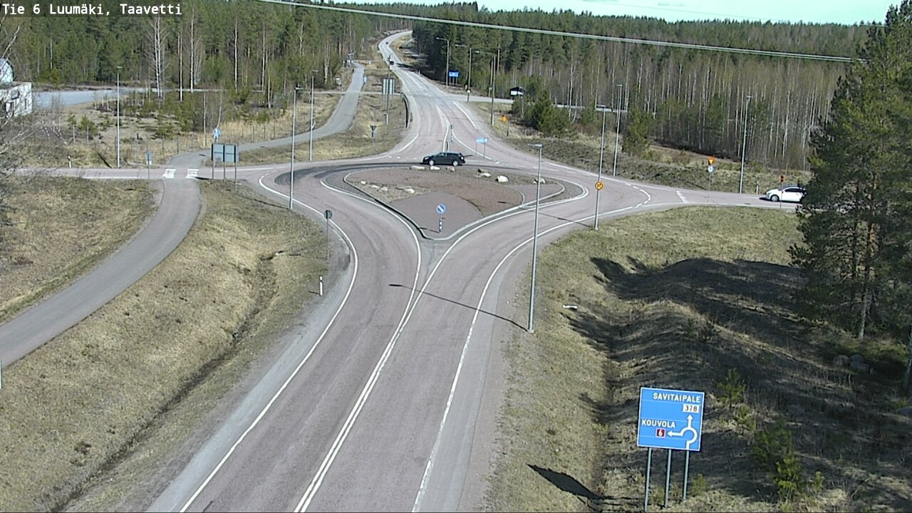 Weather Camera Image Väg 6 Luumäki, Taavetti, Luumäki, Etelä-Karjala