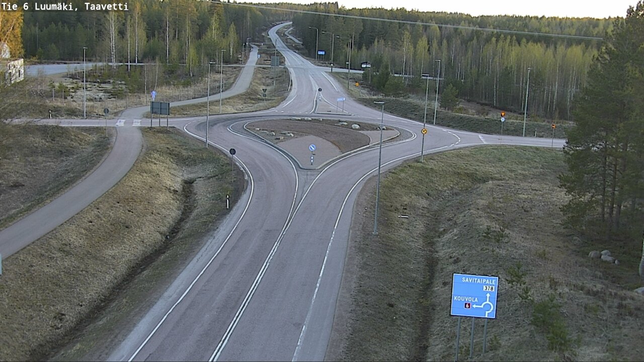 Weather Camera Image Väg 6 Luumäki, Taavetti, Luumäki, Etelä-Karjala