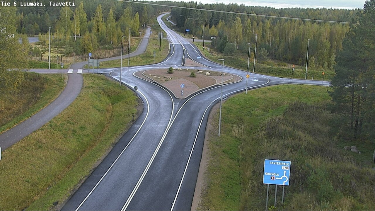 Weather Camera Image Road 6 Luumäki, Taavetti, Luumäki, Etelä-Karjala