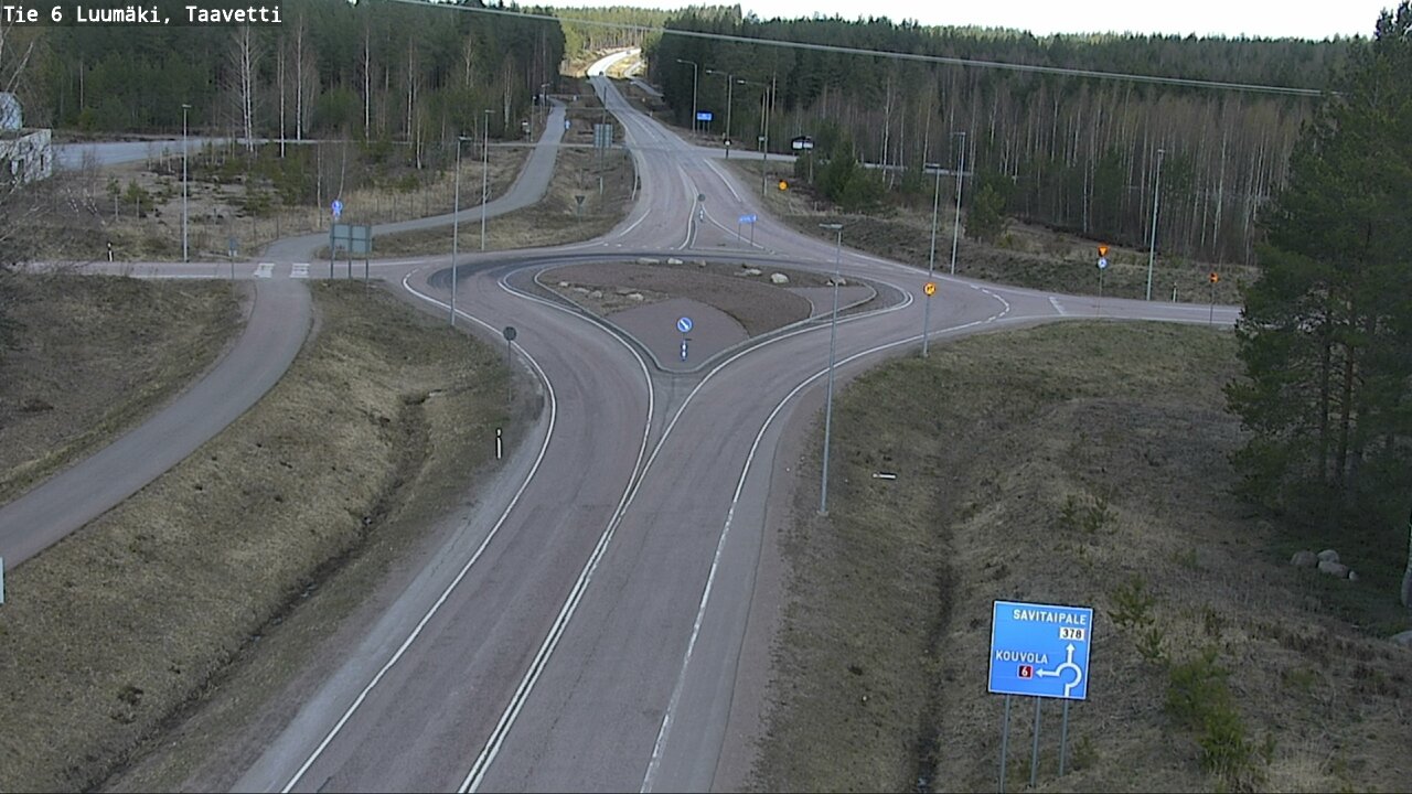 Weather Camera Image Väg 6 Luumäki, Taavetti, Luumäki, Etelä-Karjala