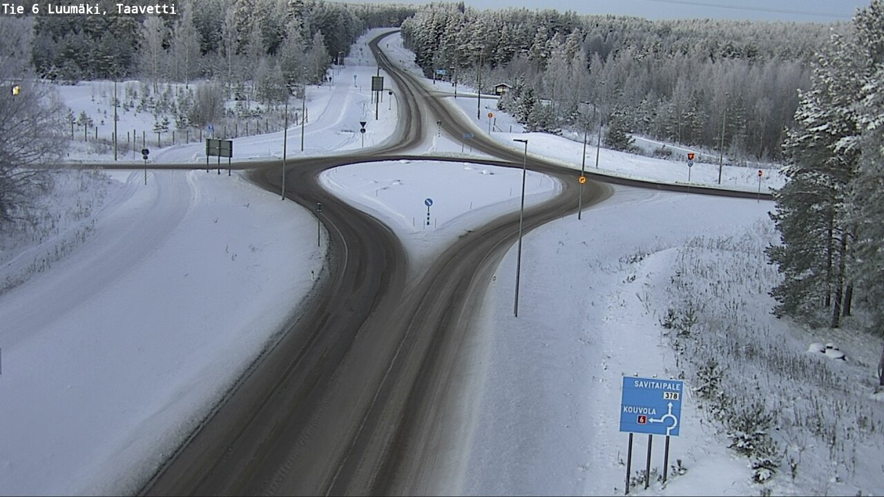 Kelikamerat Kuva Tie 6 Luumäki, Taavetti, Luumäki, Etelä-Karjala