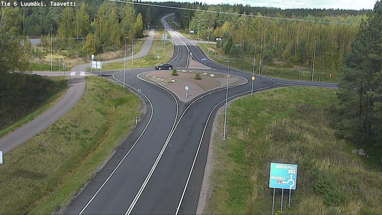 Weather Camera Image Väg 6 Luumäki, Taavetti, Luumäki, Etelä-Karjala