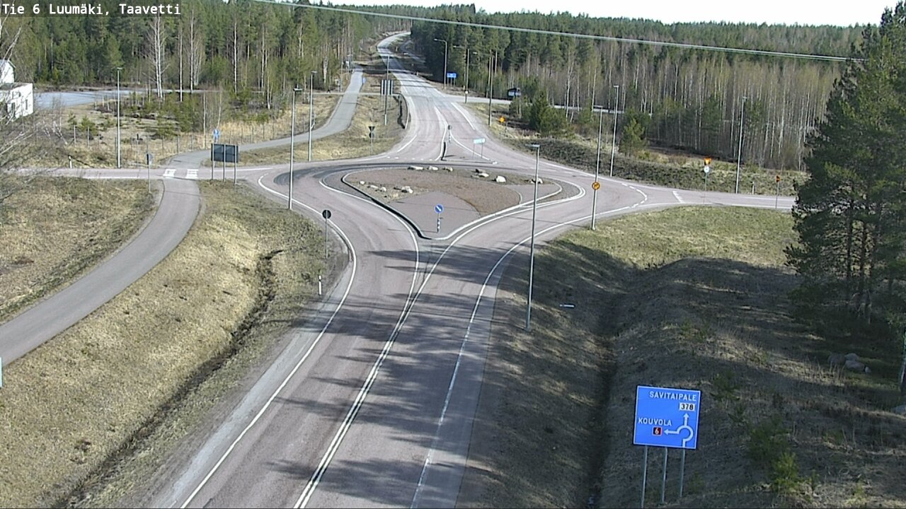 Weather Camera Image Väg 6 Luumäki, Taavetti, Luumäki, Etelä-Karjala