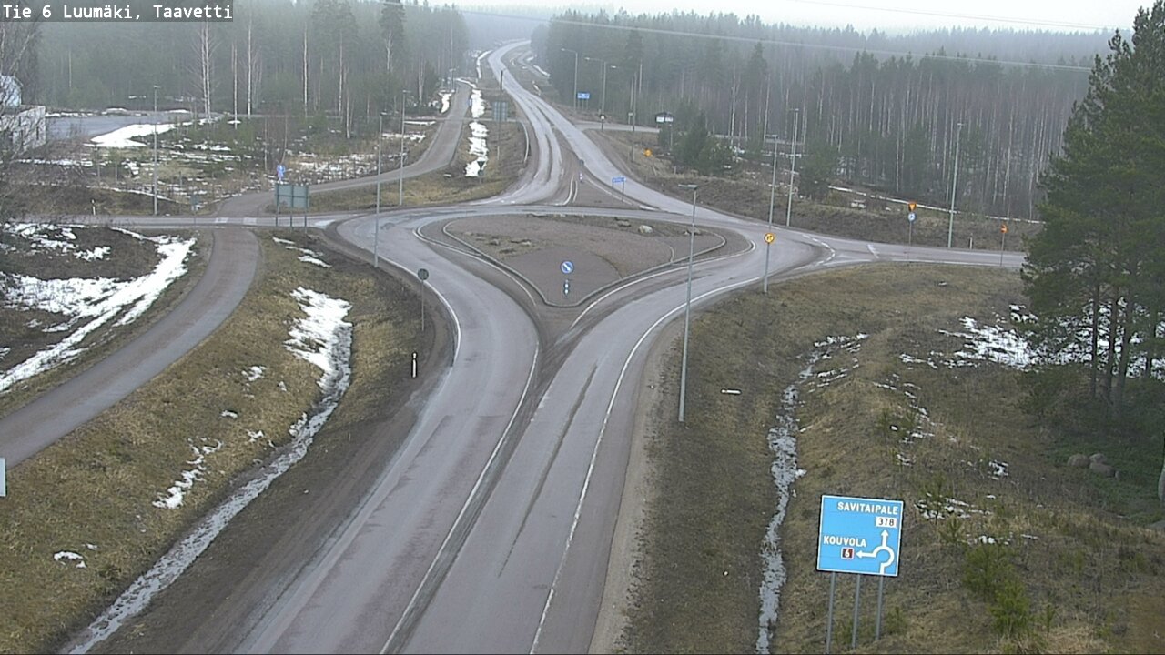 Weather Camera Image Väg 6 Luumäki, Taavetti, Luumäki, Etelä-Karjala