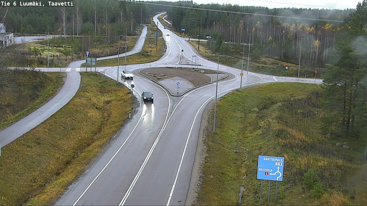 Weather Camera Image Väg 6 Luumäki, Taavetti, Luumäki, Etelä-Karjala