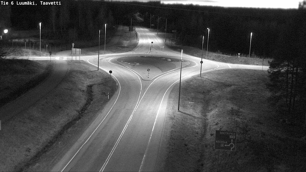 Weather Camera Image Väg 6 Luumäki, Taavetti, Luumäki, Etelä-Karjala