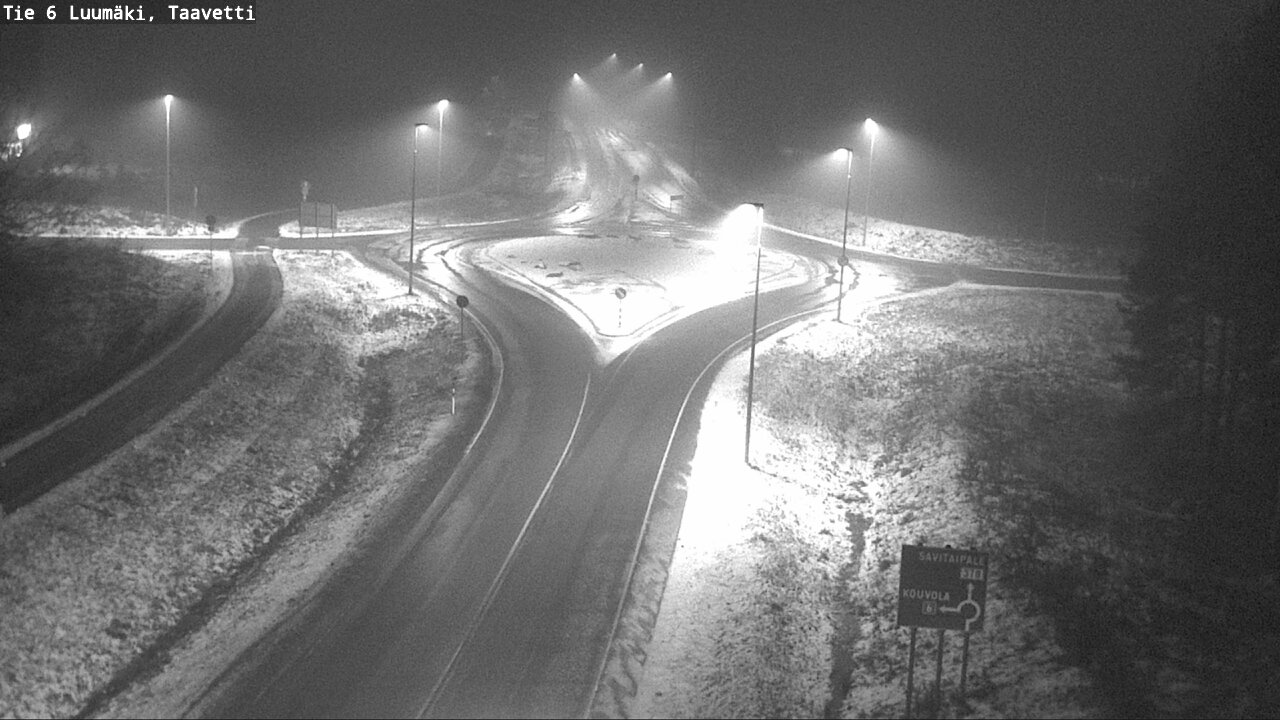 Weather Camera Image Väg 6 Luumäki, Taavetti, Luumäki, Etelä-Karjala