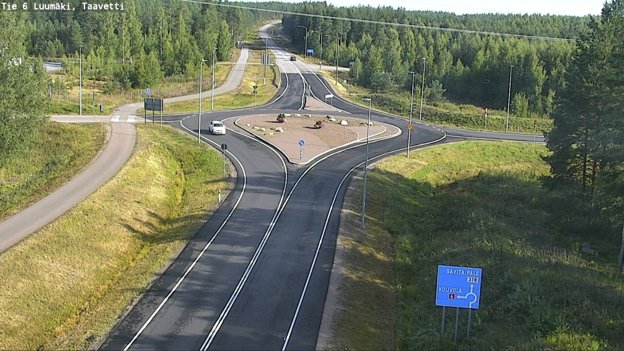 Weather Camera Image Väg 6 Luumäki, Taavetti, Luumäki, Etelä-Karjala