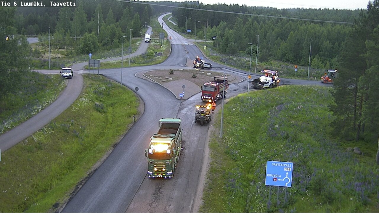 Kelikamerat Kuva Tie 6 Luumäki, Taavetti, Luumäki, Etelä-Karjala