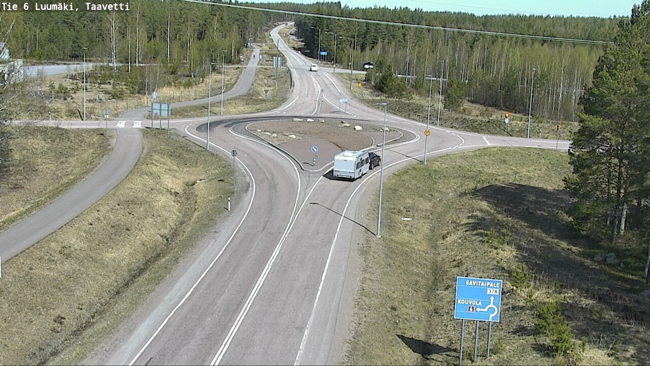 Weather Camera Image Road 6 Luumäki, Taavetti, Luumäki, Etelä-Karjala