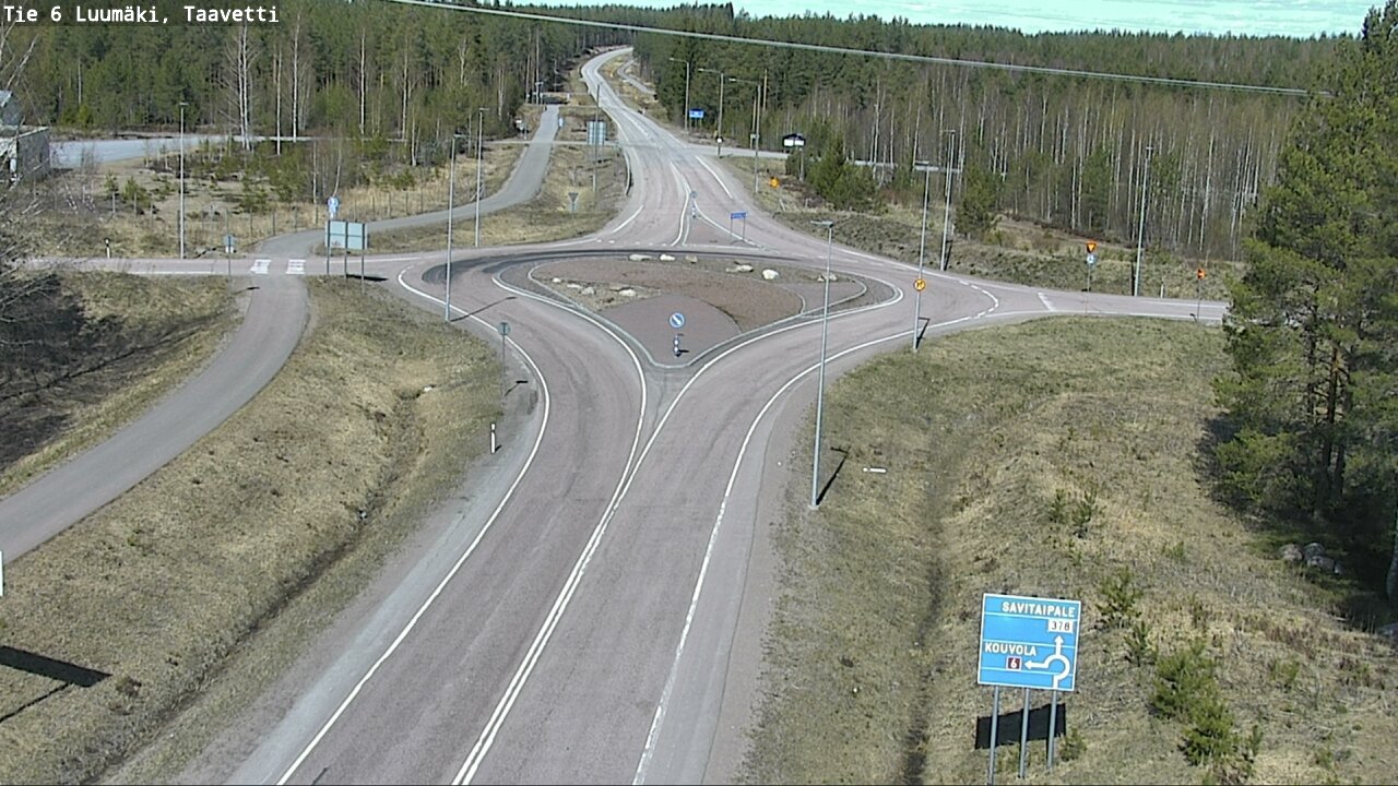 Weather Camera Image Väg 6 Luumäki, Taavetti, Luumäki, Etelä-Karjala