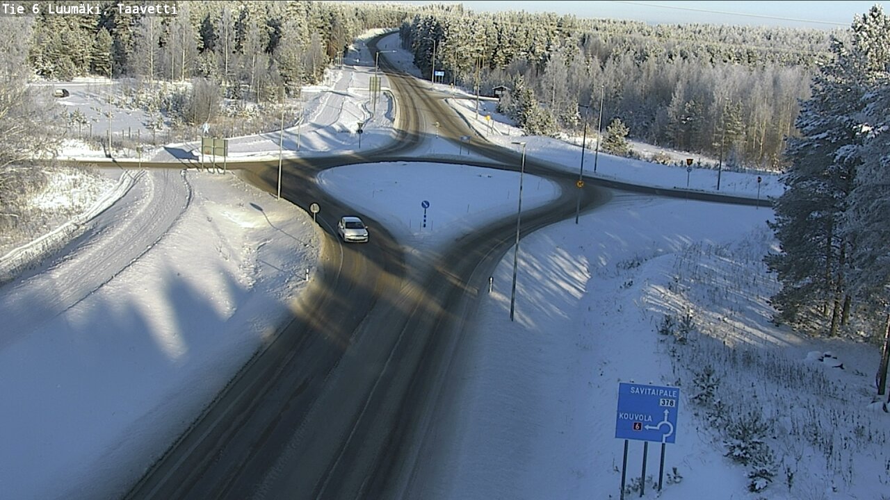Weather Camera Image Road 6 Luumäki, Taavetti, Luumäki, Etelä-Karjala