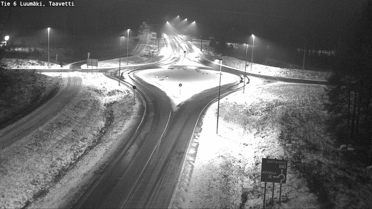 Weather Camera Image Väg 6 Luumäki, Taavetti, Luumäki, Etelä-Karjala