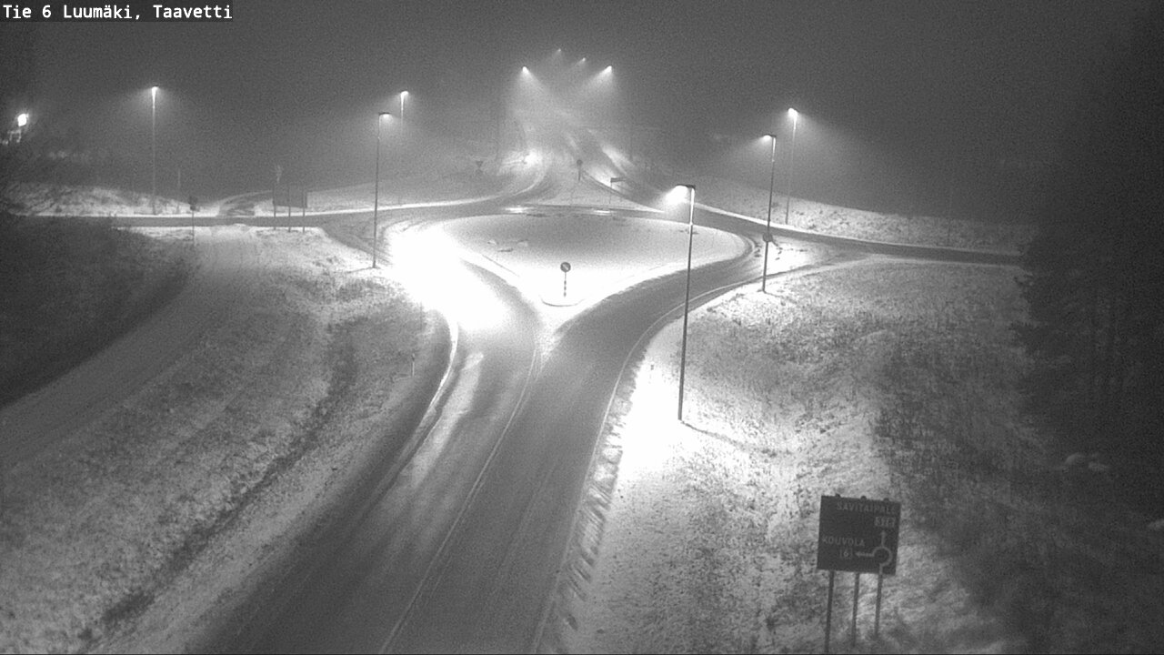 Weather Camera Image Väg 6 Luumäki, Taavetti, Luumäki, Etelä-Karjala