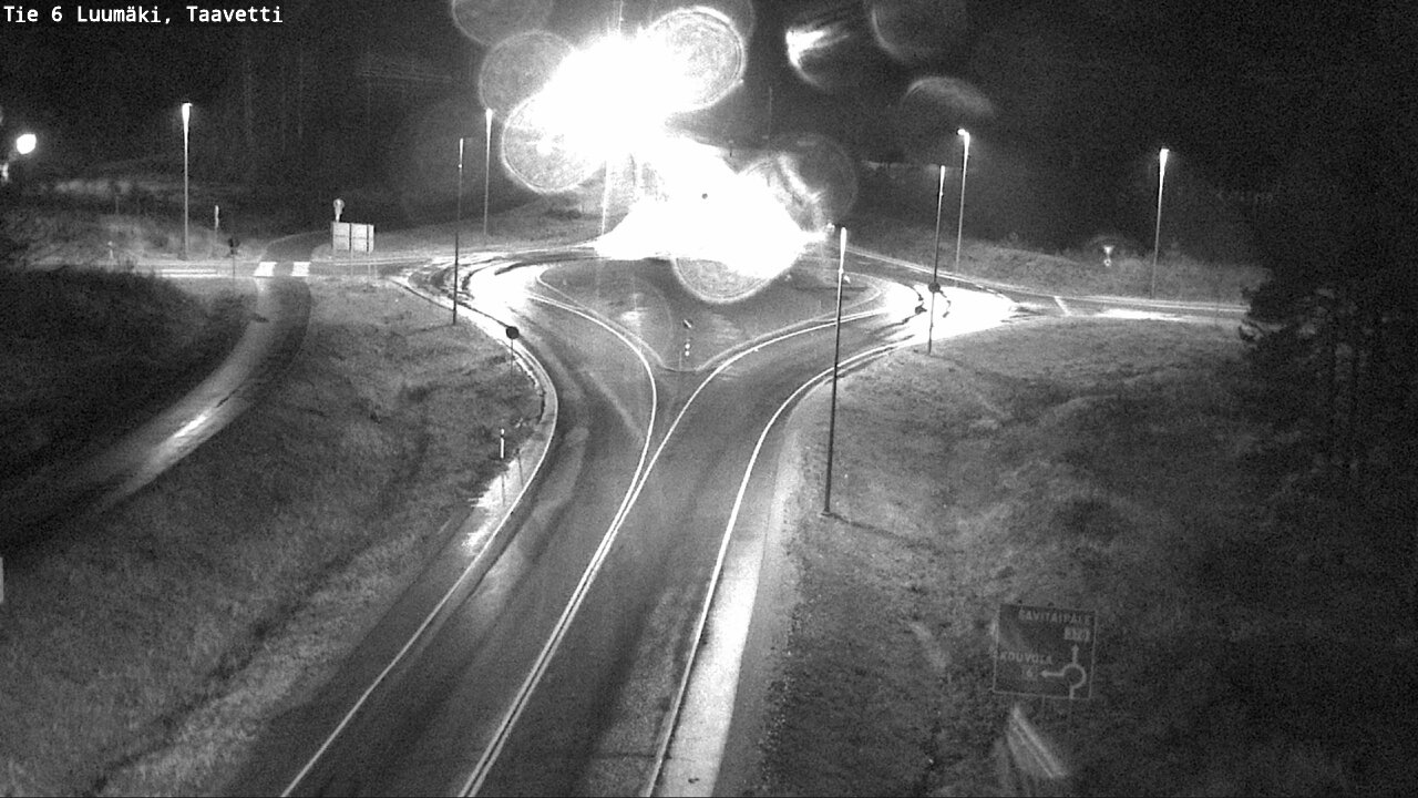 Weather Camera Image Väg 6 Luumäki, Taavetti, Luumäki, Etelä-Karjala
