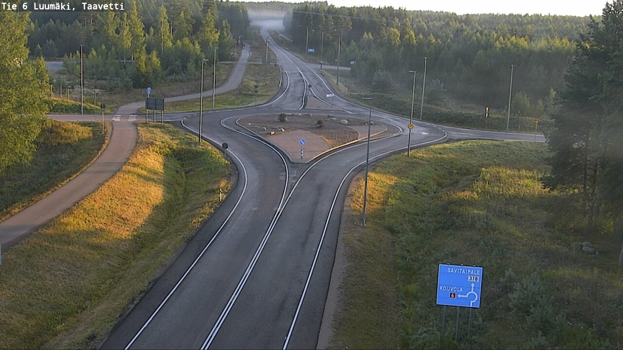 Weather Camera Image Road 6 Luumäki, Taavetti, Luumäki, Etelä-Karjala