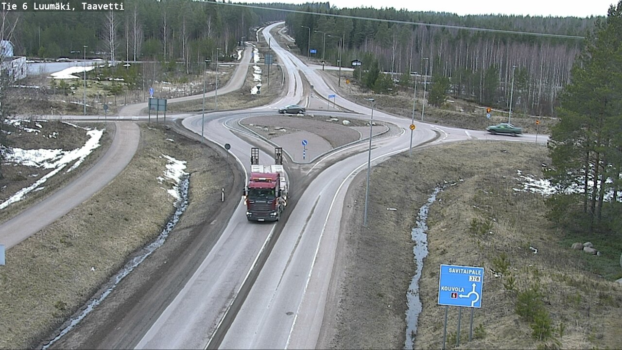 Weather Camera Image Väg 6 Luumäki, Taavetti, Luumäki, Etelä-Karjala