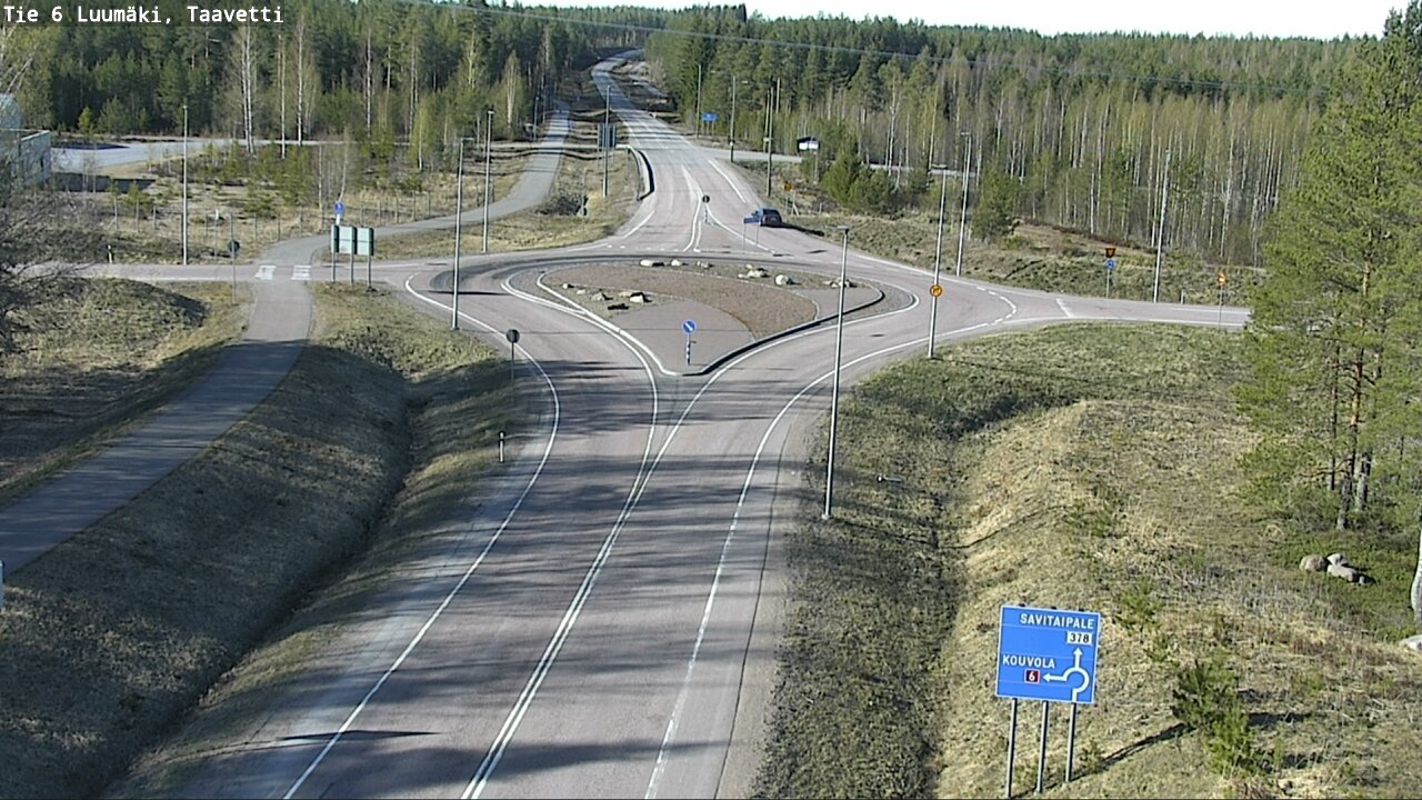 Weather Camera Image Väg 6 Luumäki, Taavetti, Luumäki, Etelä-Karjala